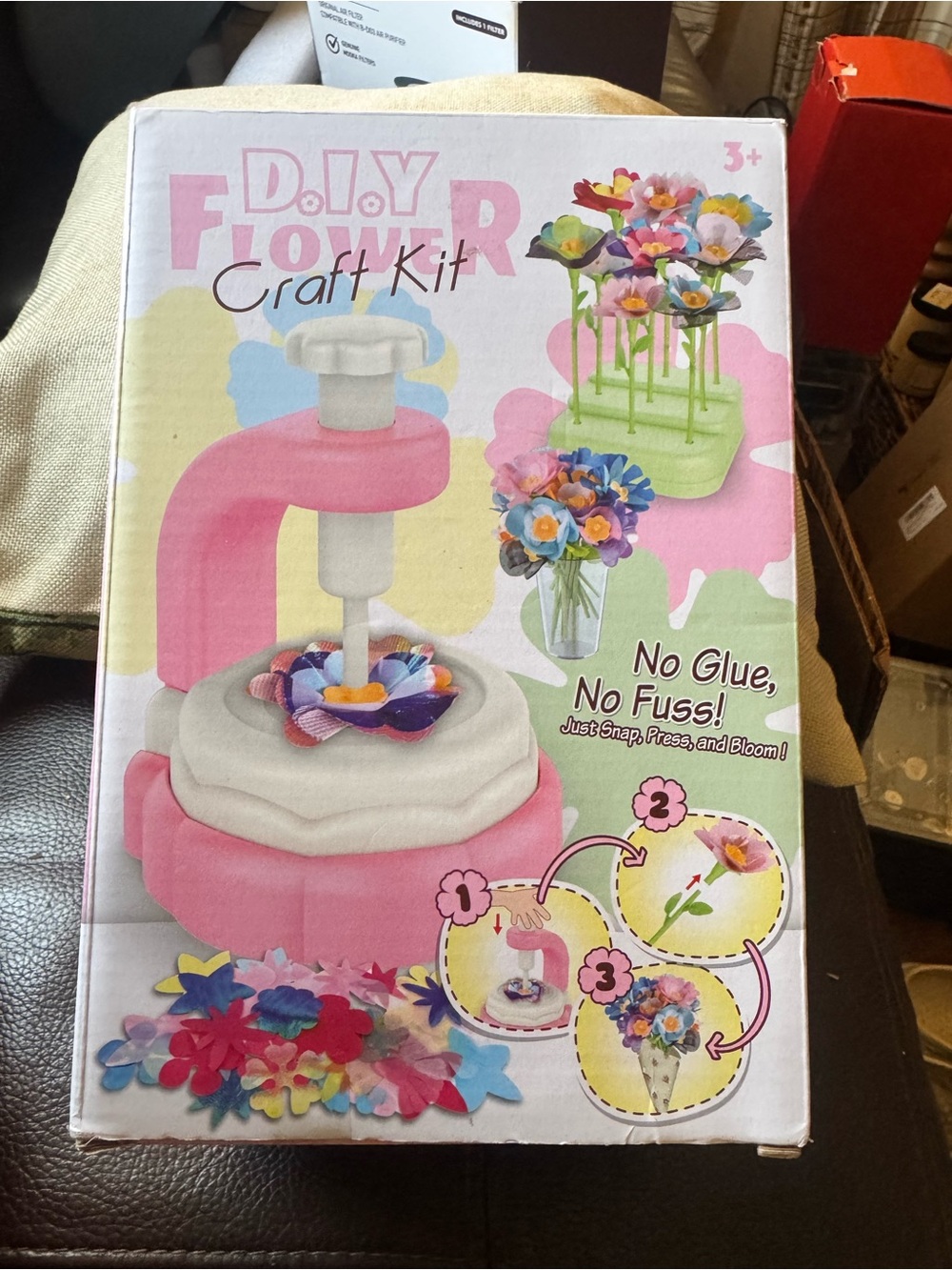 DIY Flower Craft Kit - Pink